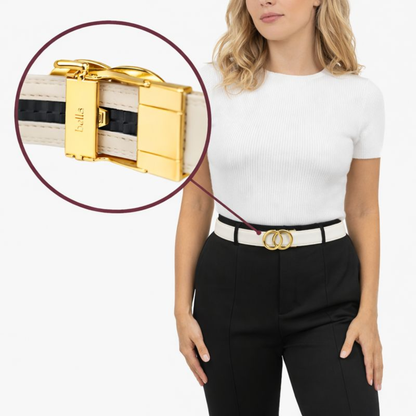 L’Ajustée® – Ceinture Sans Trous à Ajustement Millimétré