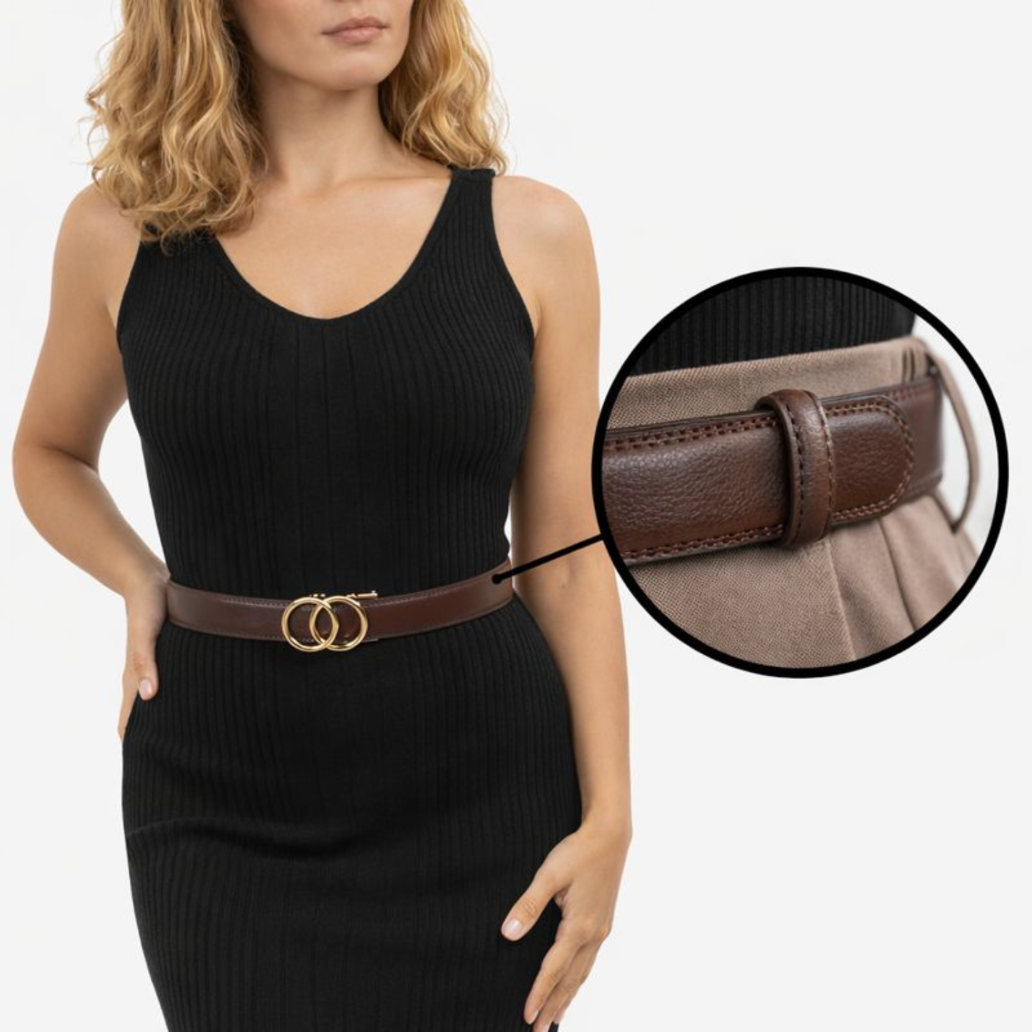 L’Ajustée® – Ceinture Sans Trous à Ajustement Millimétré