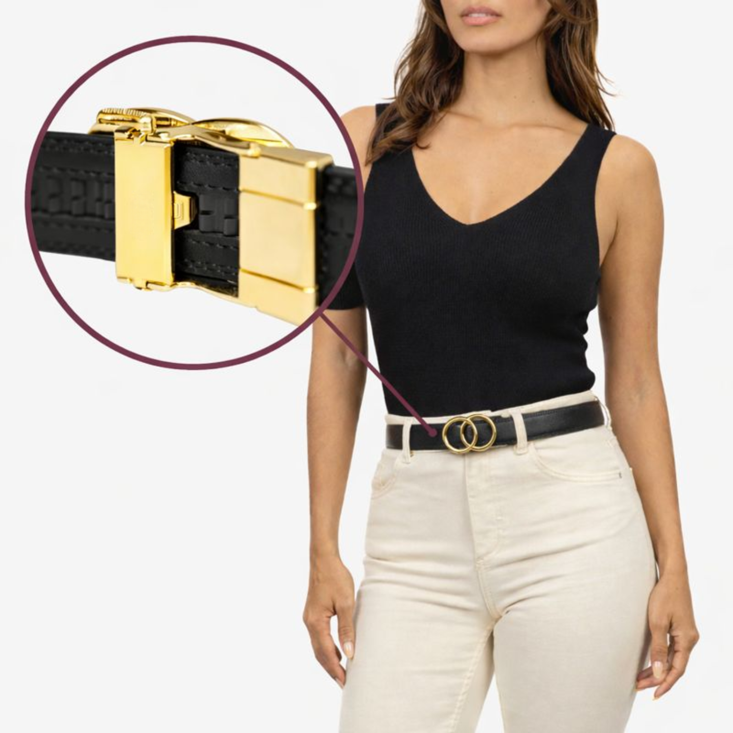 L’Ajustée® – Ceinture Sans Trous à Ajustement Millimétré